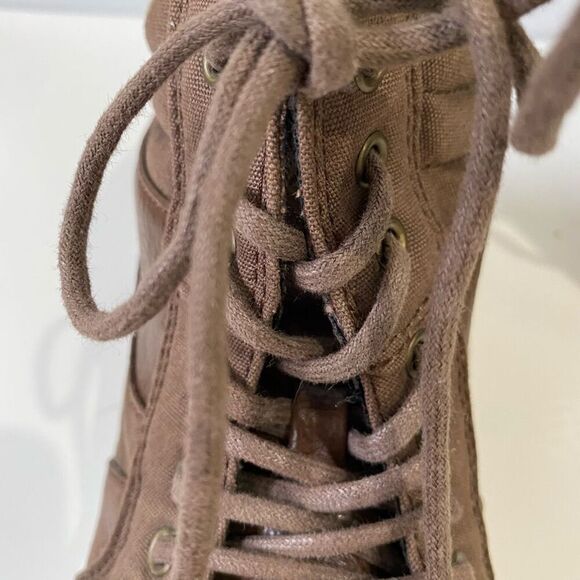 Kenneth Cole Reaction Cross Out Lace Up Shoes Ankle Boots Boys Size 5 - Picture 6 of 15